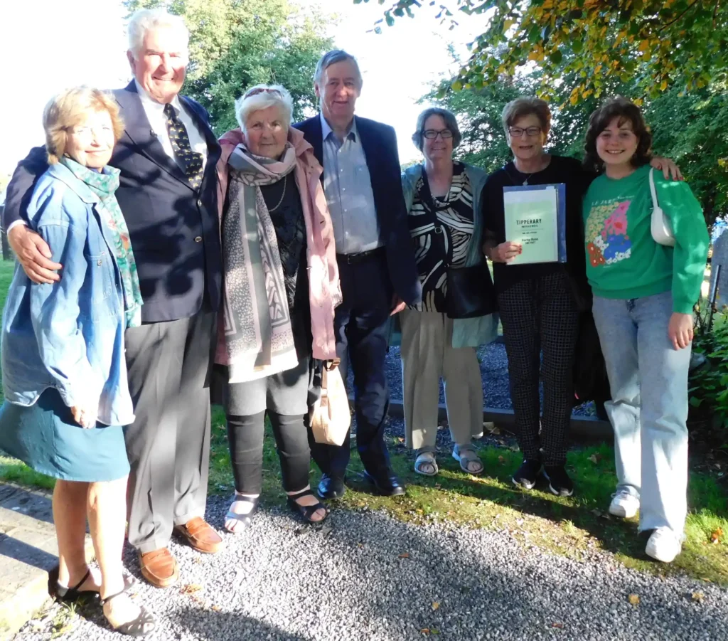 Darby Ryan; Descendants of the poet Darby Ryan pictured at the commemoration in Bansha Old Cemetery